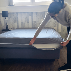 Rénove matelas lessivable Imperméable éco gris